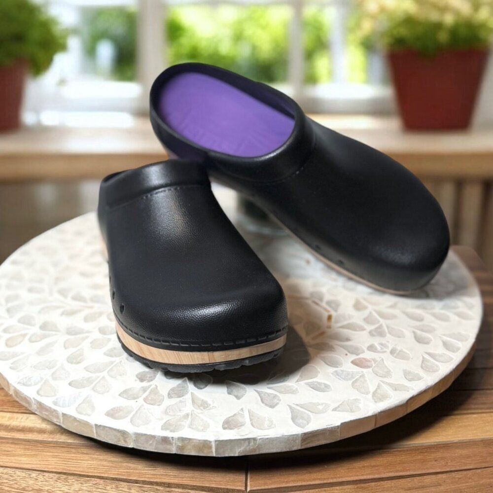 Dansko Kane Clog Black EVA Slip-On Mule Professional Nurse Comfort Size 40